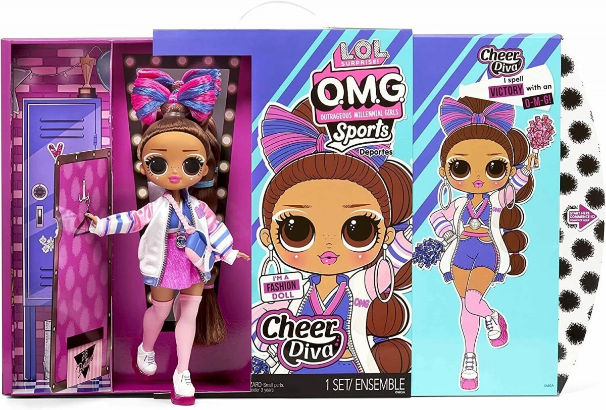 

Кукла L O L Surprise! OMG Sports Doll Cheer Diva Черлидерша 577508