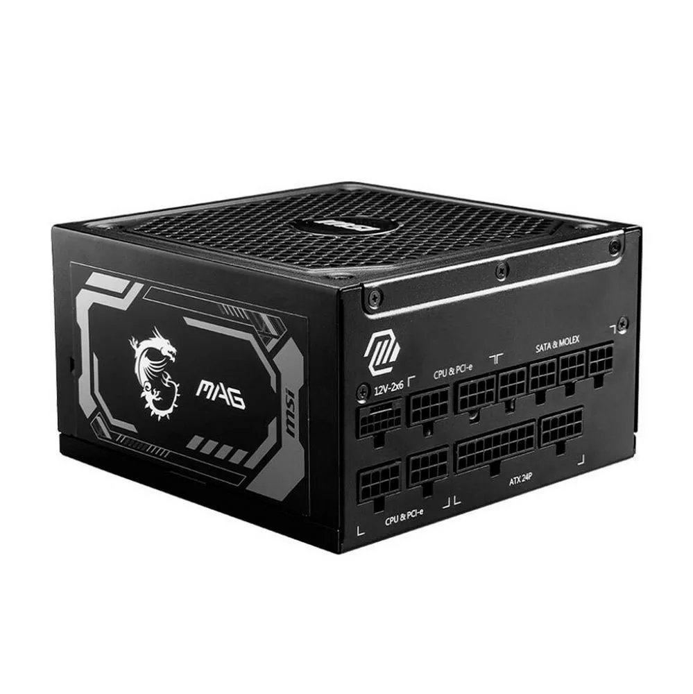

Блок питания MSI A1000GL 1000W (306-7ZP9B11-CE0), Чёрный, A1000GL