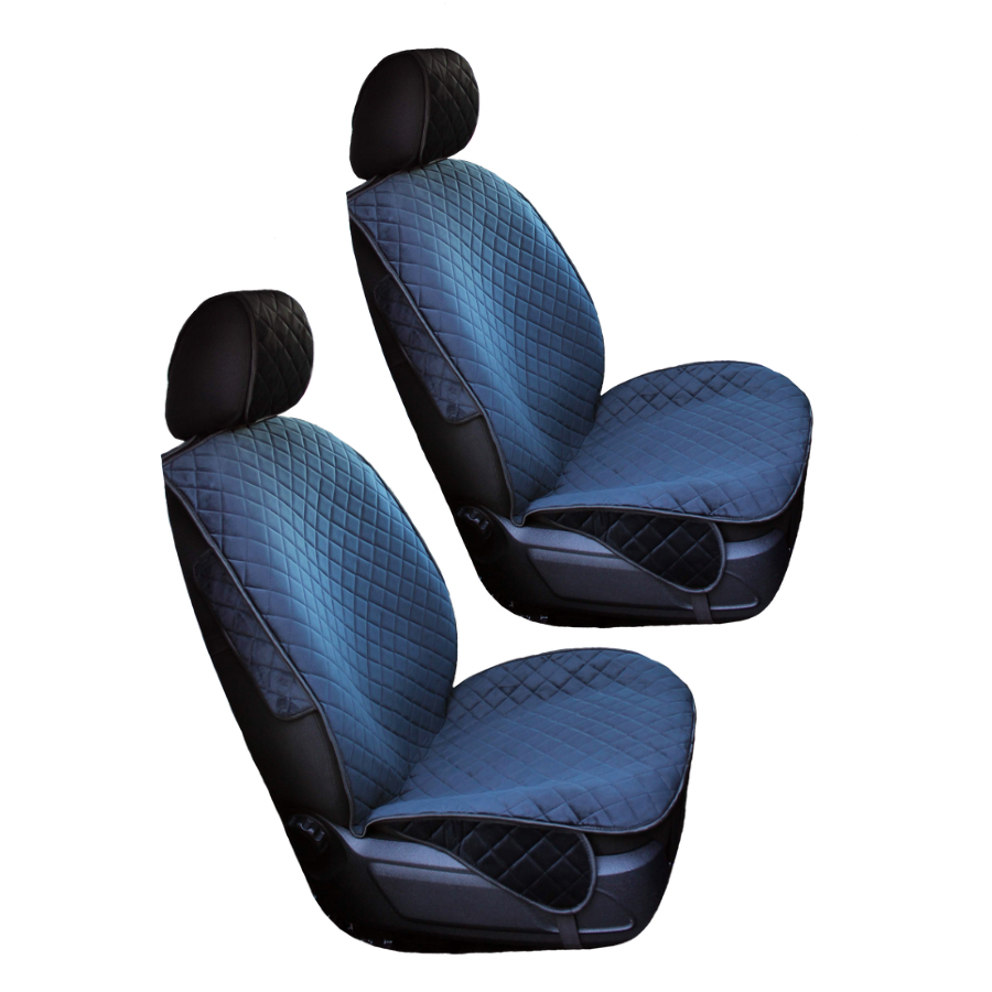 

Накидки на передние сиденья LION Велюр Люкс Ромб с раздельным подголовником и с боковинами, Черный