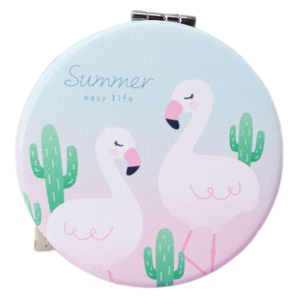 Зеркало Flamingo summer two синий ilikegift зеркало складное planet stars purple с увеличением