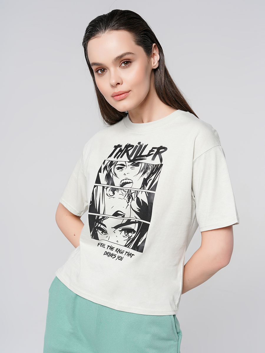 

Футболка женская ТВОЕ 92834 серая XL, 92834