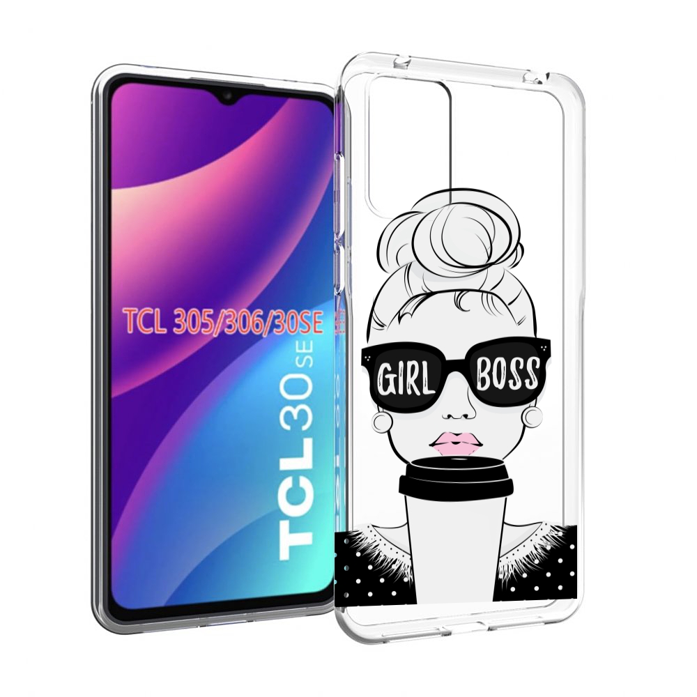 

Чехол MyPads девушка-босс женский для TCL 30SE/305/306/30E, Tocco