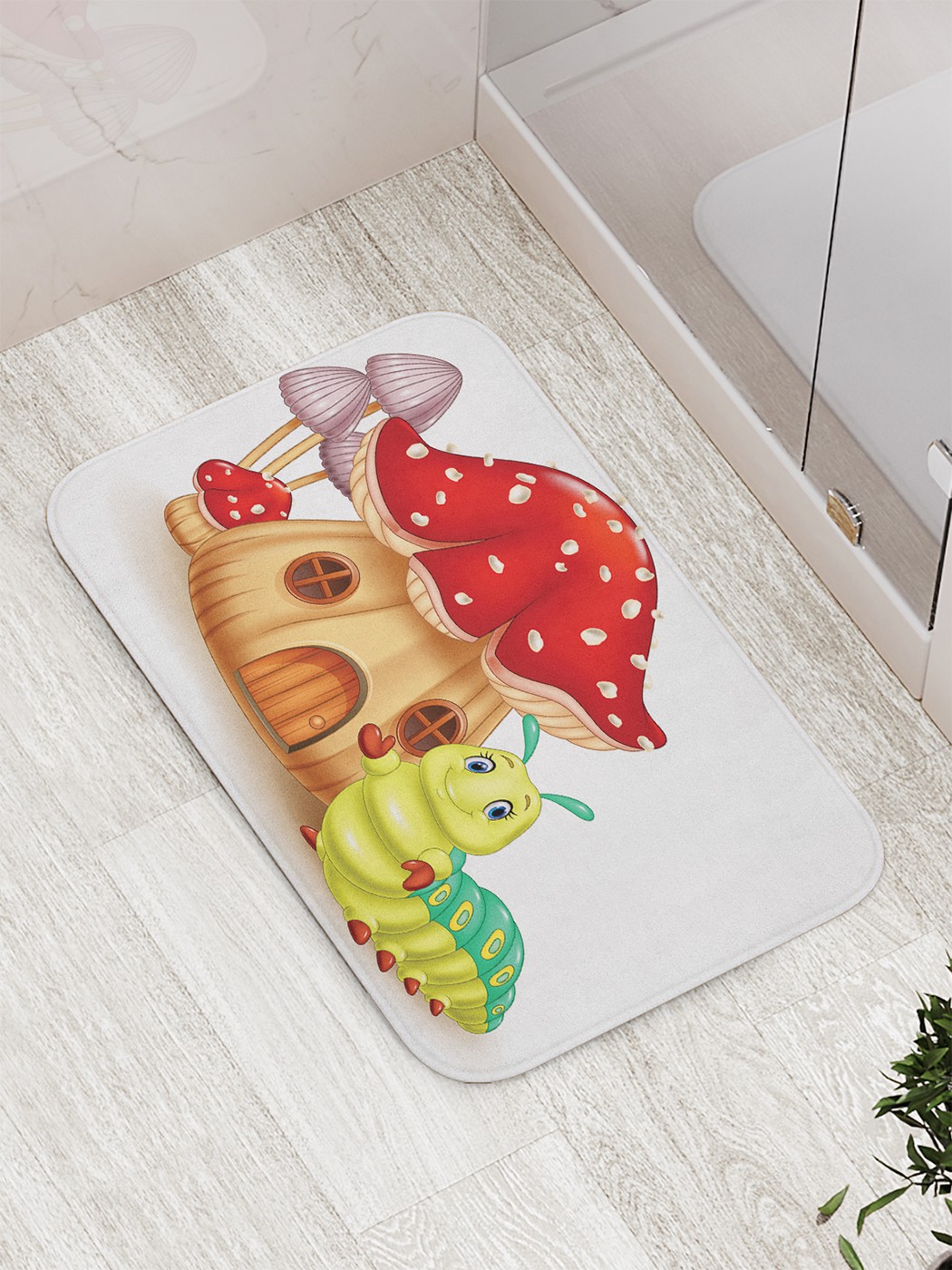 

Коврик противоскользящий для ванной, сауны, бассейна, 77х52 см bath_68740 JoyArty