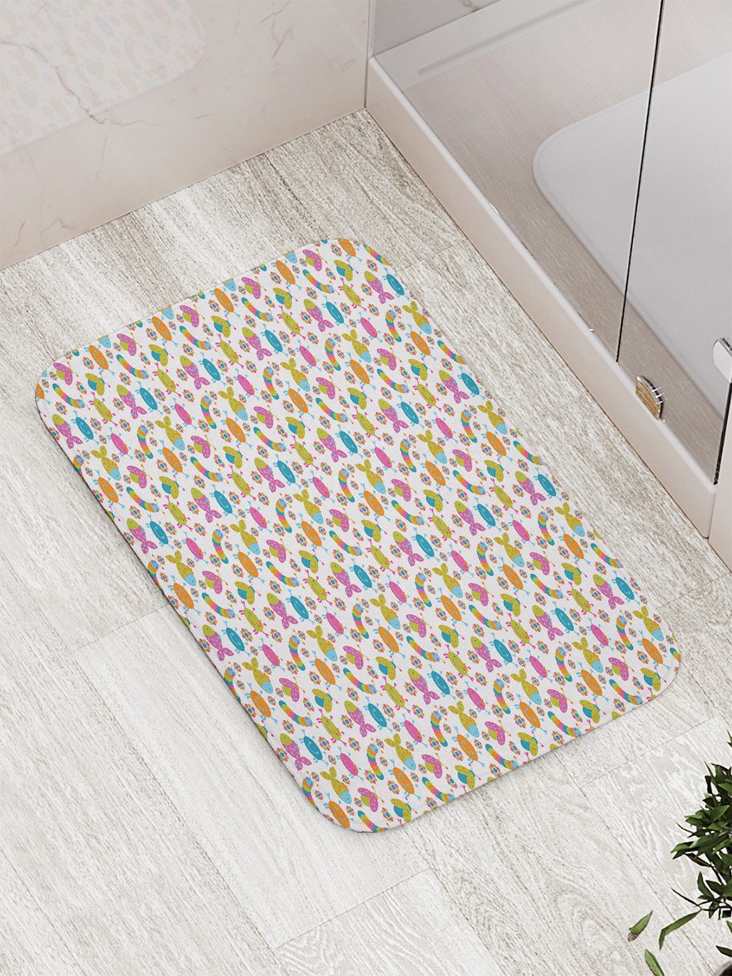 

Коврик противоскользящий для ванной, сауны, бассейна, 77х52 см bath_68733 JoyArty