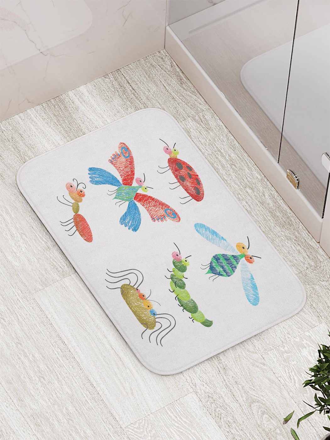 

Коврик противоскользящий для ванной, сауны, бассейна, 77х52 см bath_68732 JoyArty