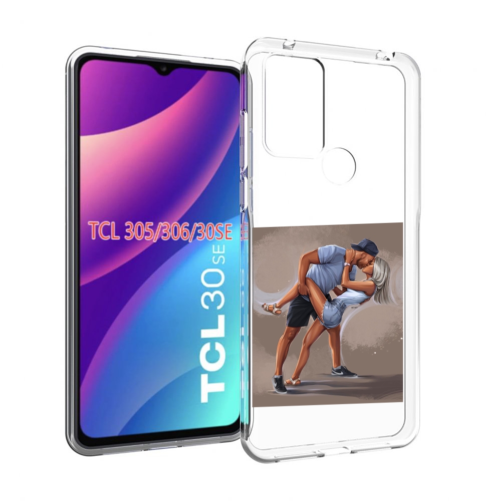 

Чехол MyPads девушка с парнем танцуют женский для TCL 30SE / TCL 305 / TCL 306 / TCL 30E, Tocco