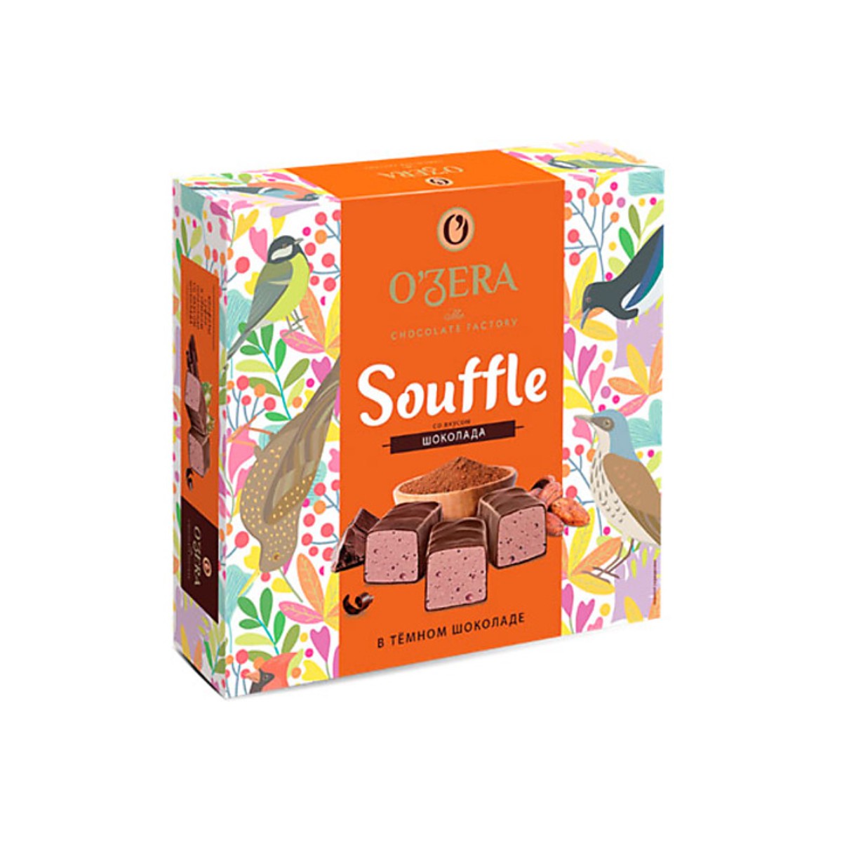 Конфеты O'Zera Souffle со вкусом шоколада, в тёмном шоколаде, 360 г