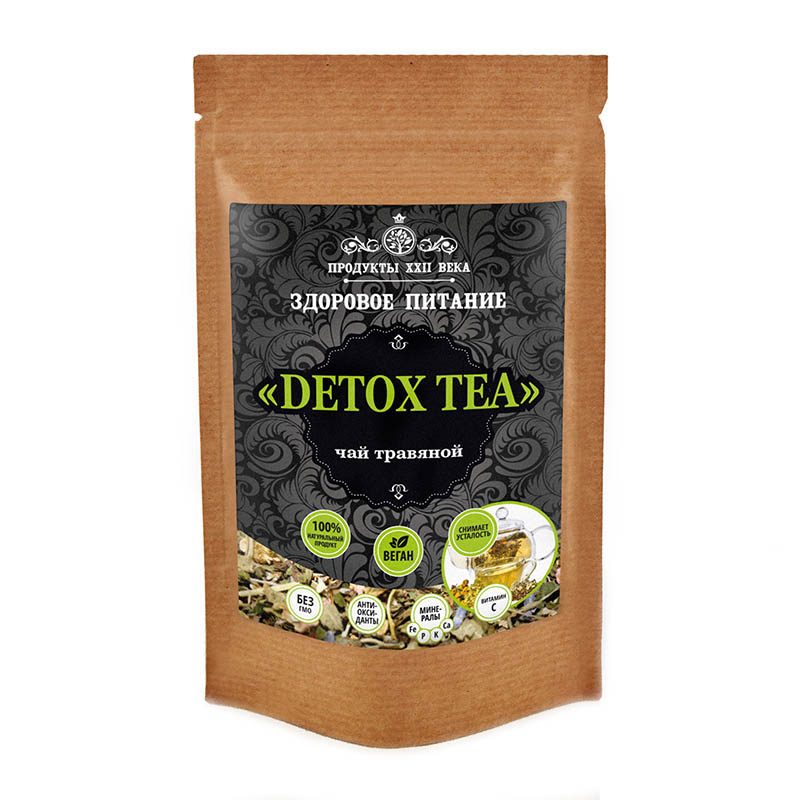 фото Чай перуанский травяной продукты xxii века detox tea 100 г.