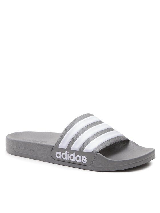 

Сланцы мужские Adidas Adilette Shower Slides GY1891 серые 47 EU, Серый, Adilette Shower Slides GY1891