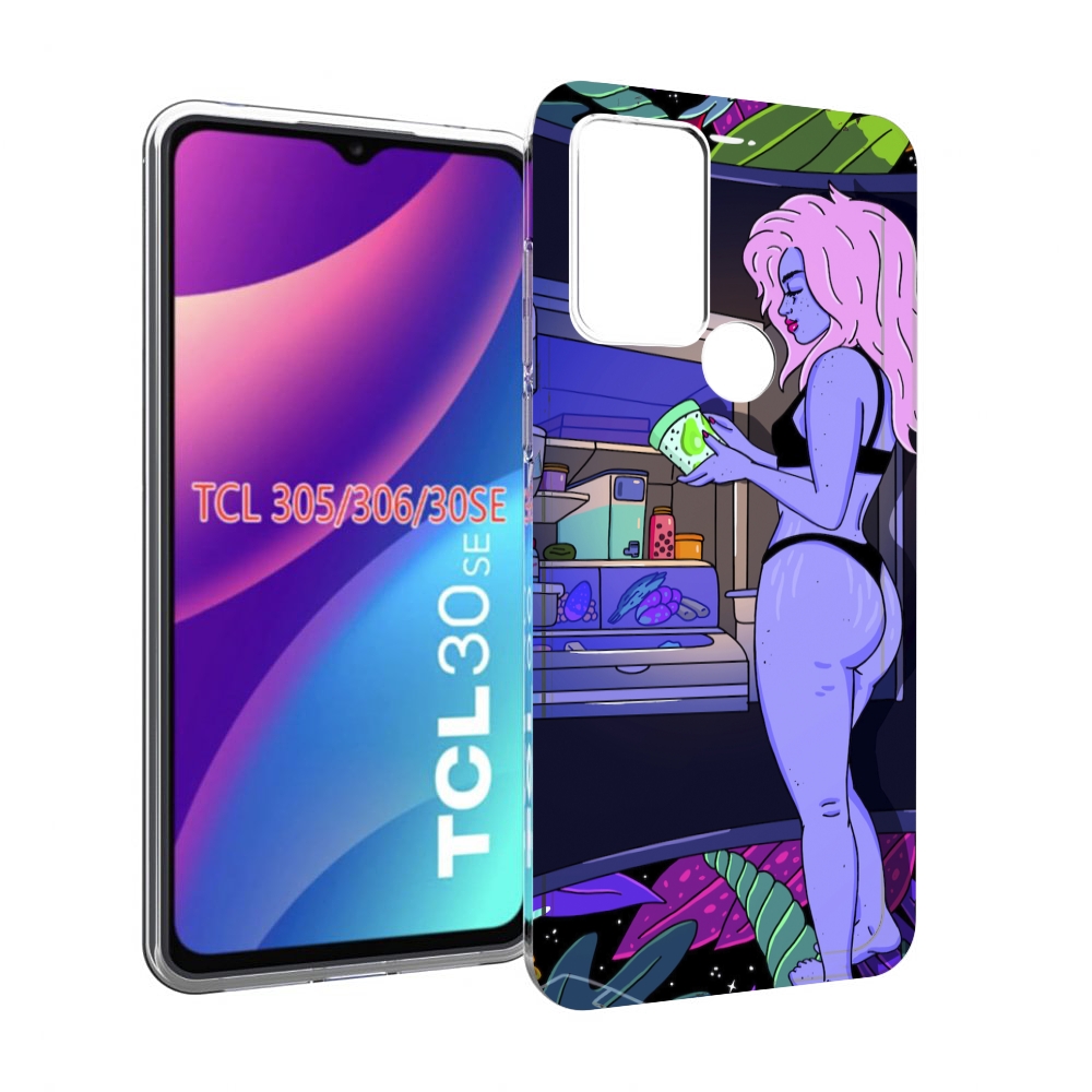 

Чехол MyPads девушка любит покушать женский для TCL 30SE/305/306/30E, Tocco