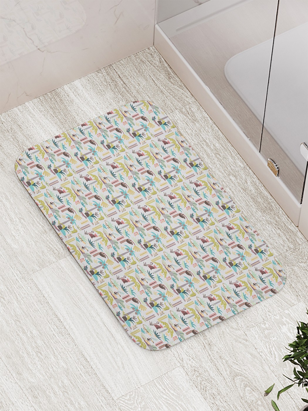 

Коврик противоскользящий для ванной, сауны, бассейна, 77х52 см bath_68685 JoyArty