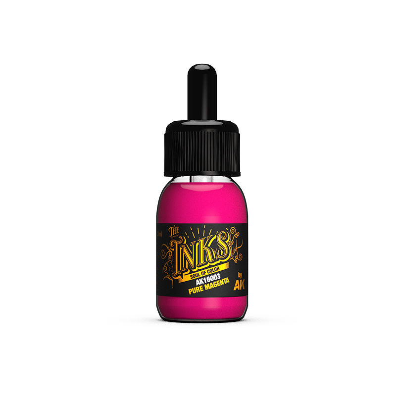 

Краска акриловая AK Interactive INK Чистый пурпурный PURE MAGENTA AK16003