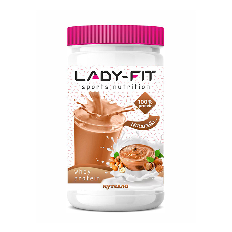 фото Протеин lady-fit whey protein, 900 г, нутелла