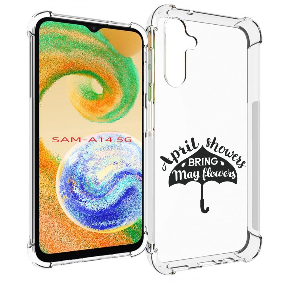 

Чехол MyPads Зонтик для Samsung Galaxy A14 5G, Прозрачный, Tocco