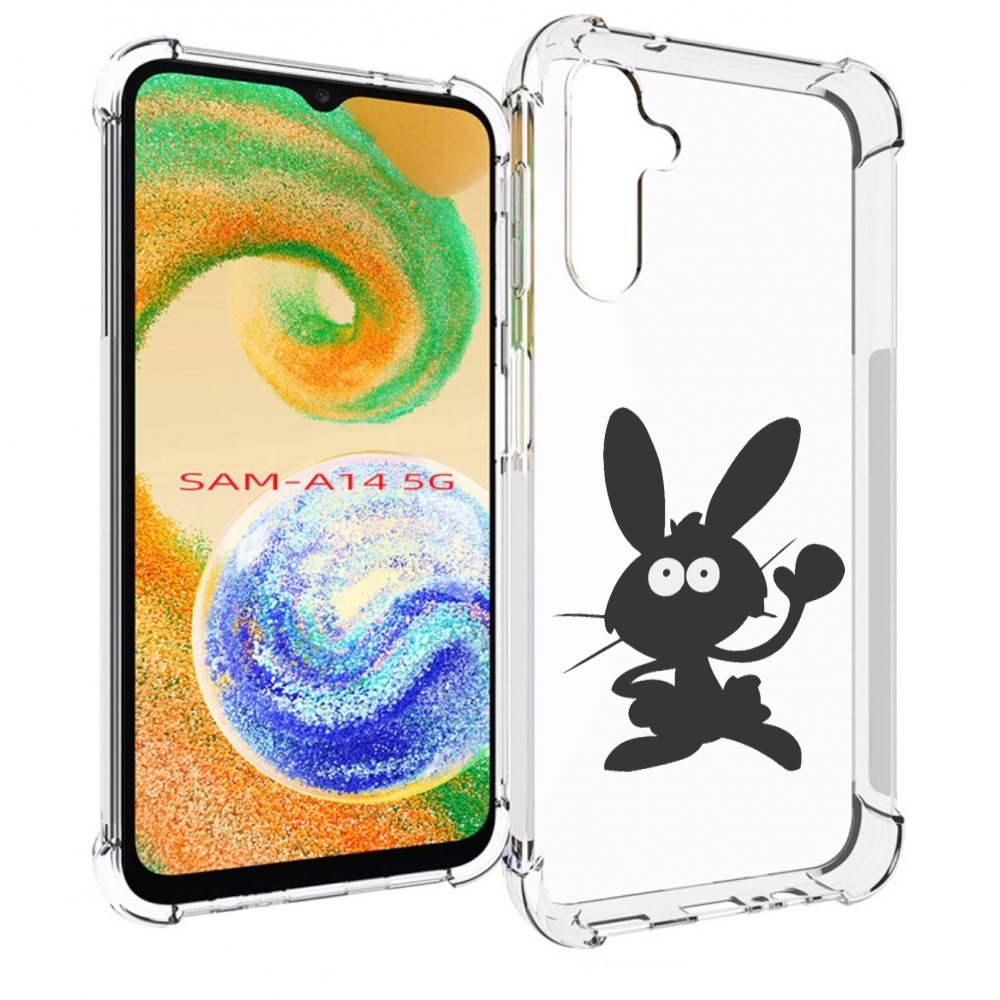 

Чехол MyPads Заяц для Samsung Galaxy A14 5G, Прозрачный, Tocco