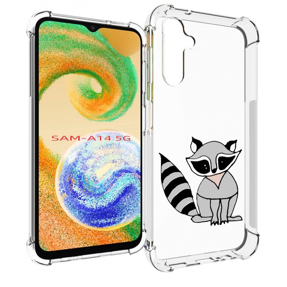 

Чехол MyPads Енотик для Samsung Galaxy A14 5G, Прозрачный, Tocco
