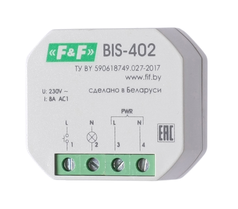 Реле импульсное BIS-414i | код. EA01.005.020 | Евроавтоматика ( 1шт. ) импульсное реле евроавтоматика f