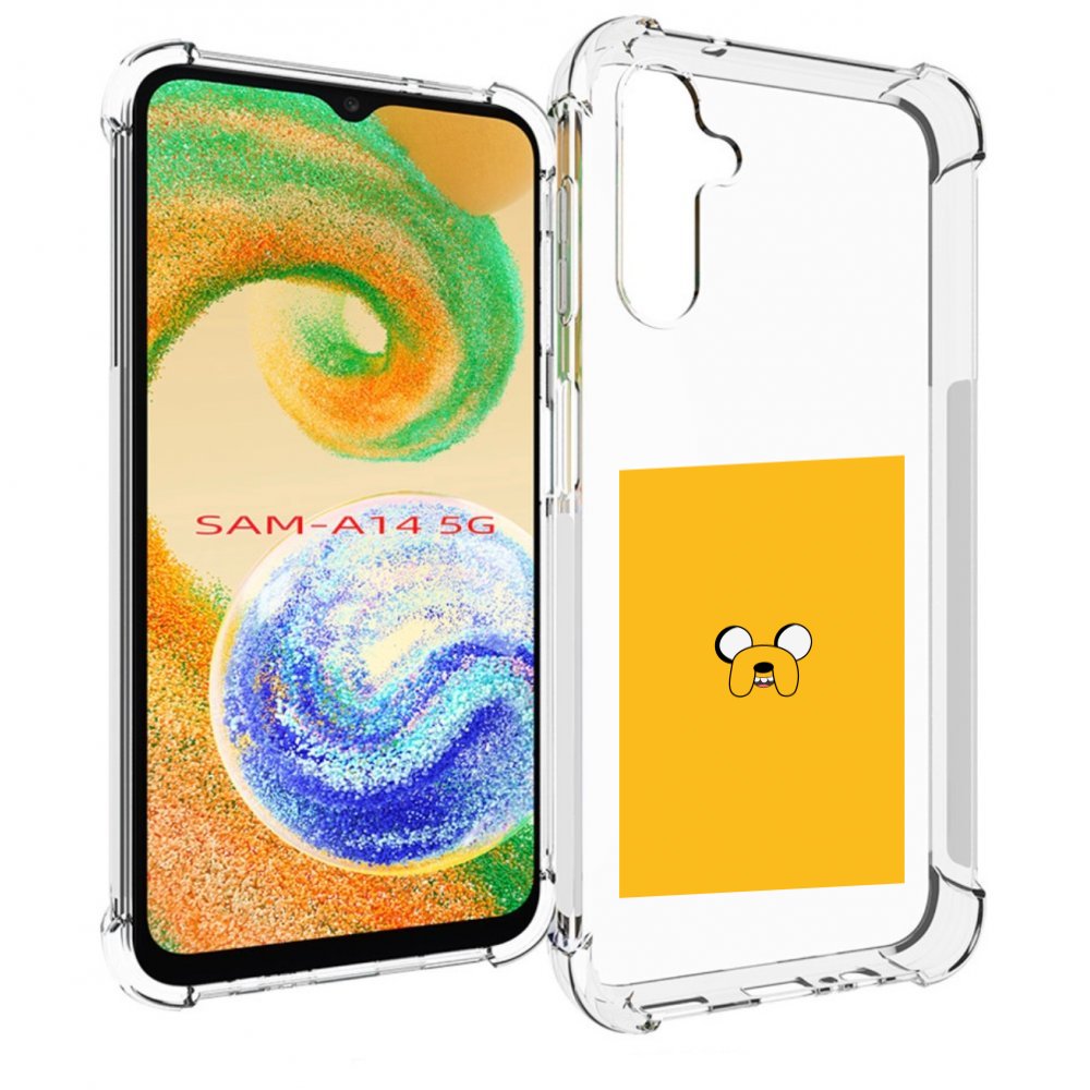 

Чехол MyPads Джейк-время-приключений для Samsung Galaxy A14 5G, Прозрачный, Tocco