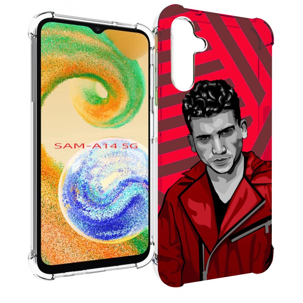

Чехол MyPads Денвер-бумажный-дом для Samsung Galaxy A14 5G, Прозрачный, Tocco