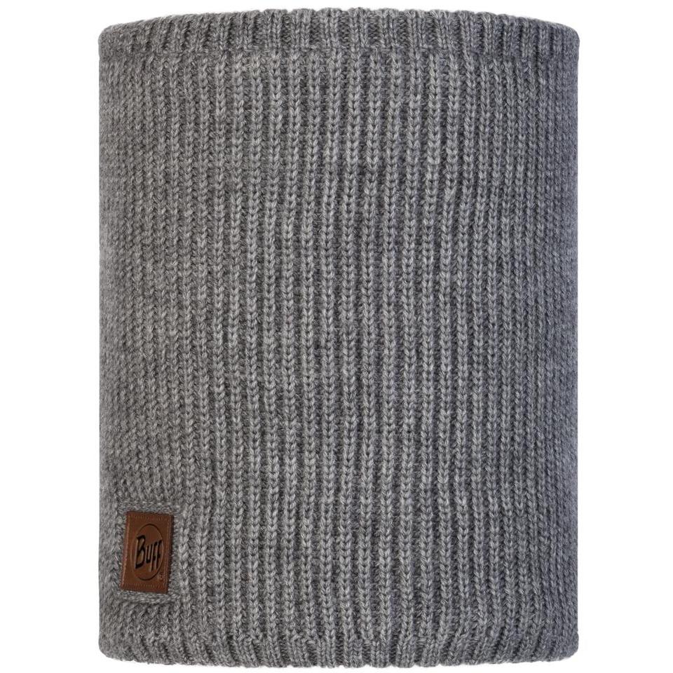 фото Шарф buff knitted & fleece neckwarmer rutger melange grey one size