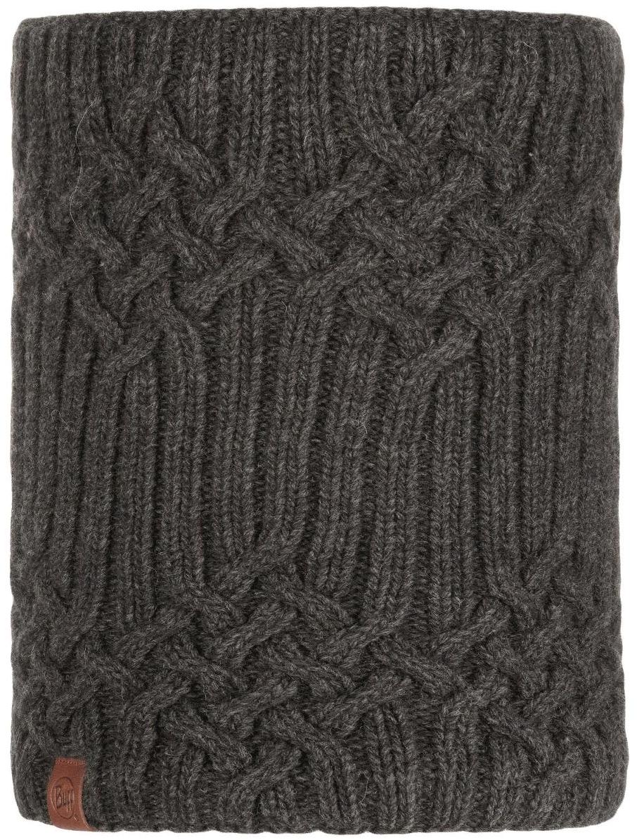 фото Шарф buff knitted & fleece neckwarmer helle graphite one size