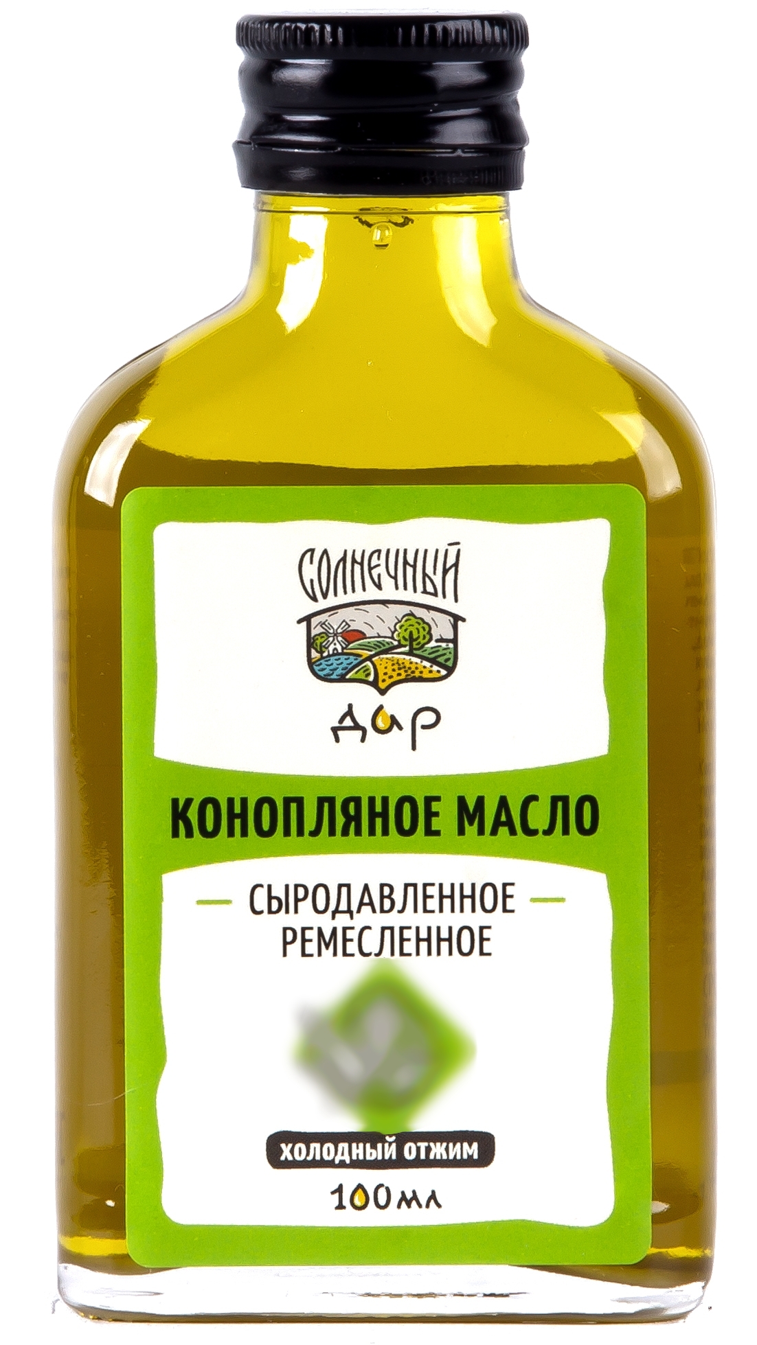 

Конопляное масло Солнечный дар пищевое, 100 мл, M.Knp