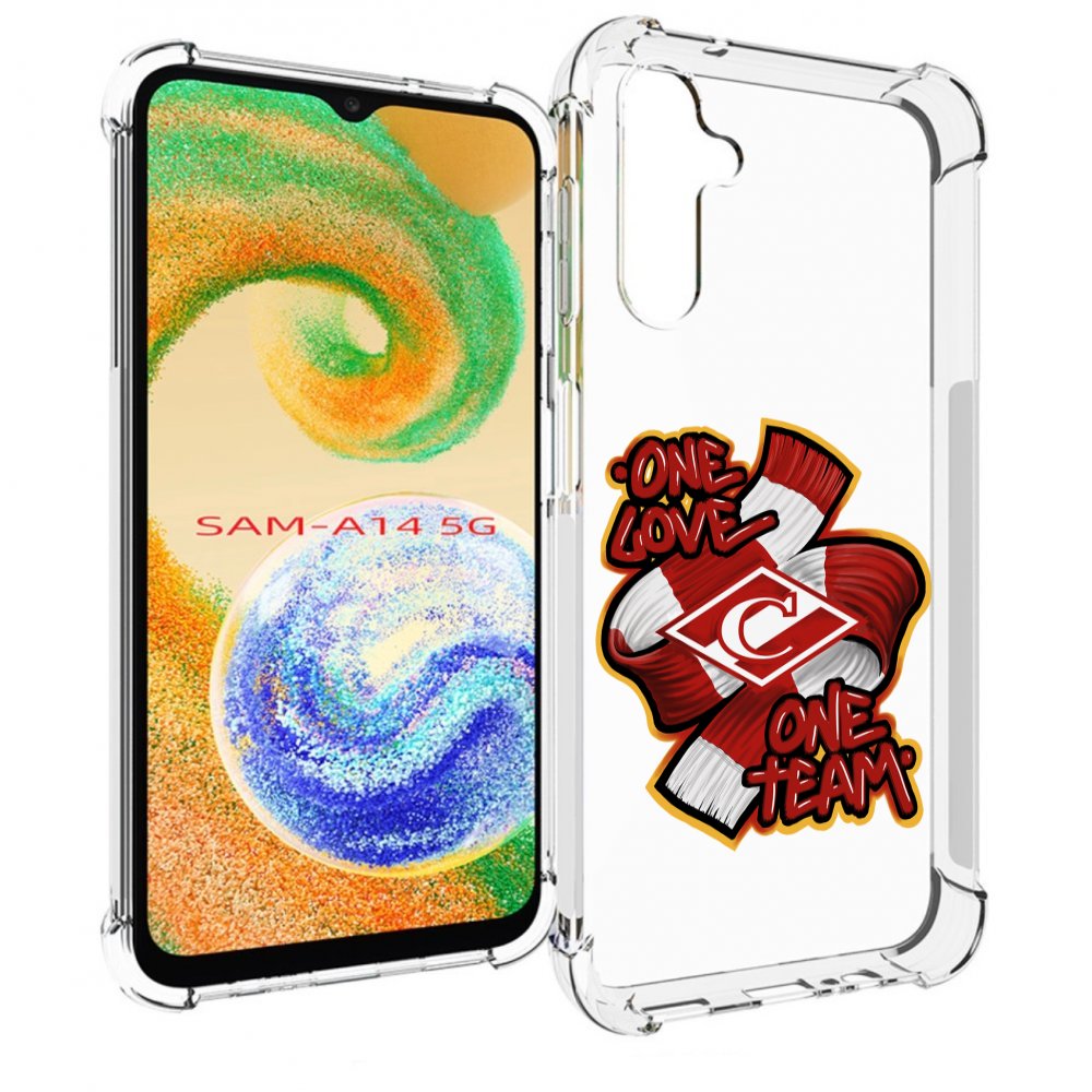 

Чехол MyPads Одна любовь-Спартак для Samsung Galaxy A14 5G, Прозрачный, Tocco