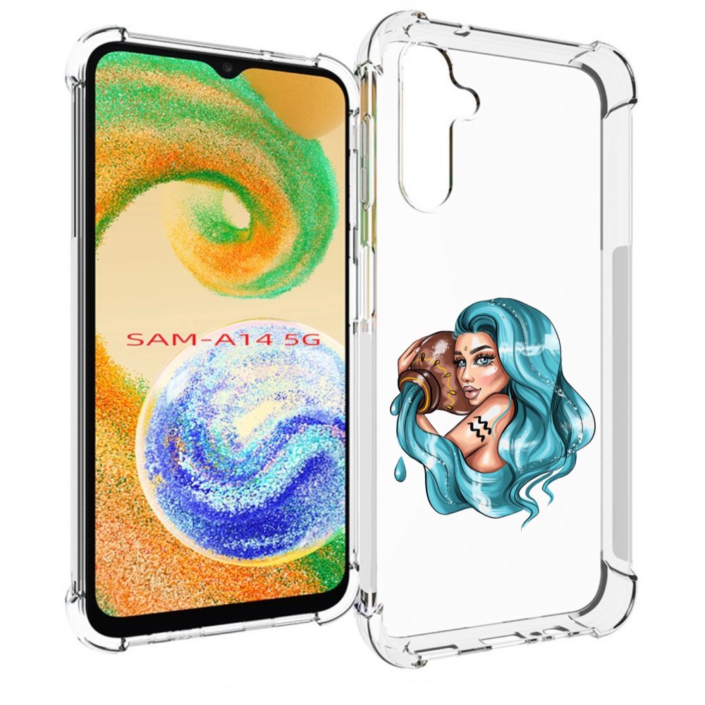 

Чехол MyPads Девушка-Водолей для Samsung Galaxy A14 5G, Прозрачный, Tocco