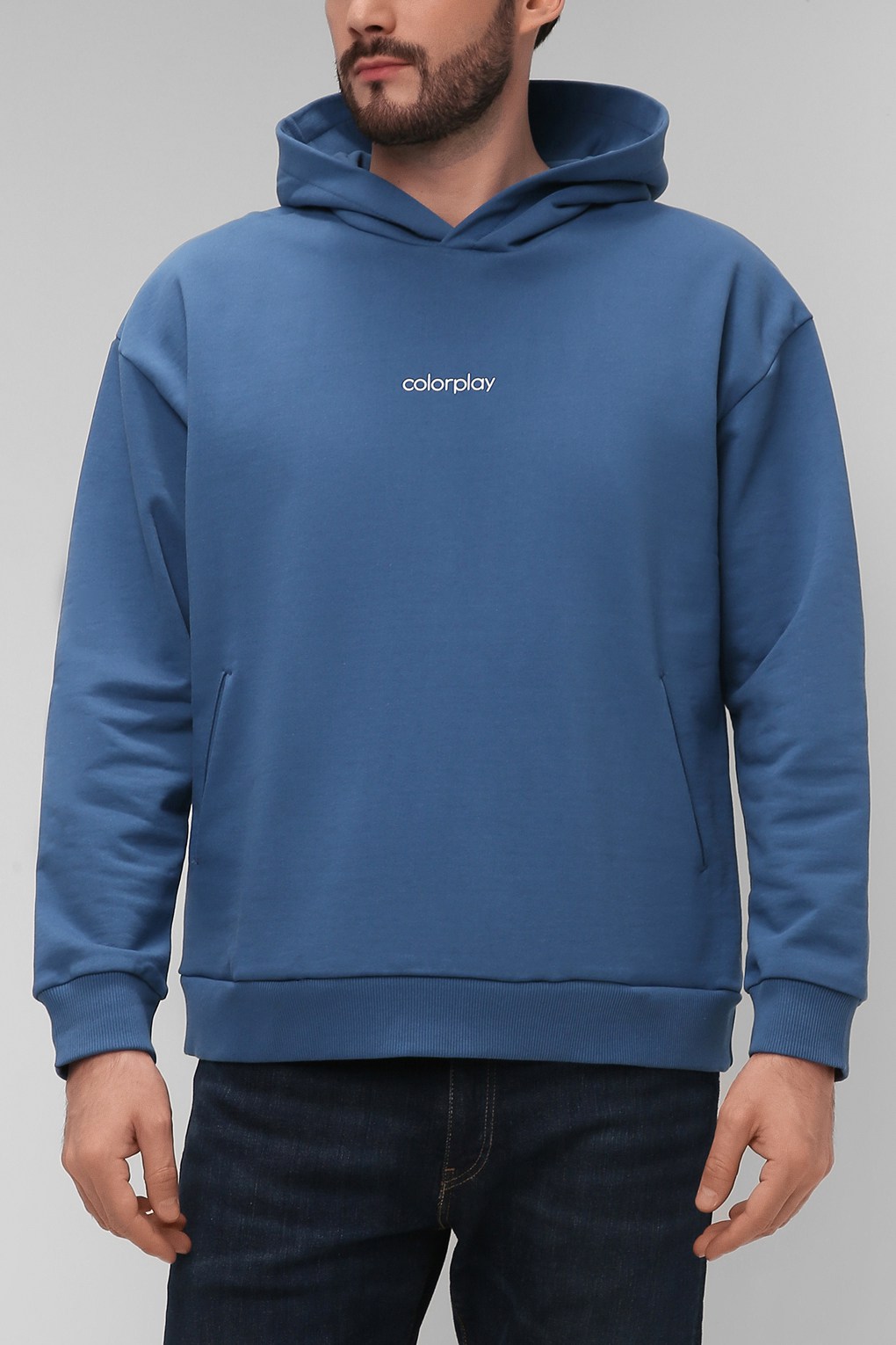 

Худи мужское COLORPLAY CP21081155-005 синее 3XL, Синий, CP21081155-005