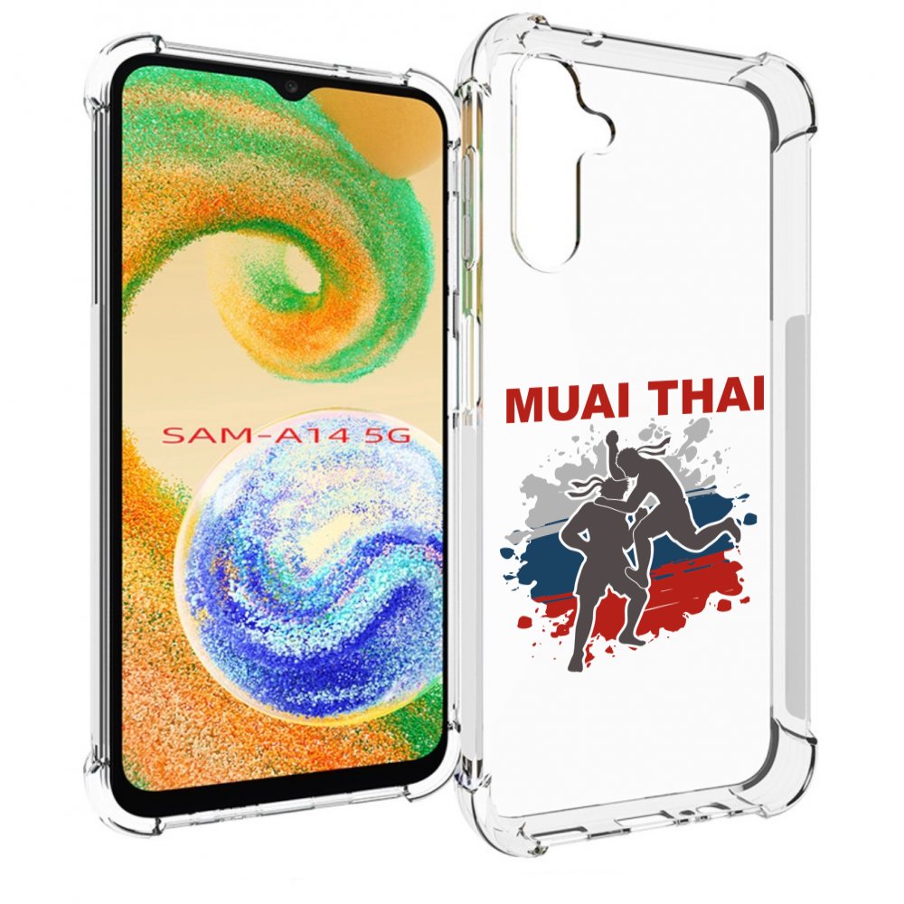 

Чехол MyPads Муайтай для Samsung Galaxy A14 5G, Прозрачный, Tocco
