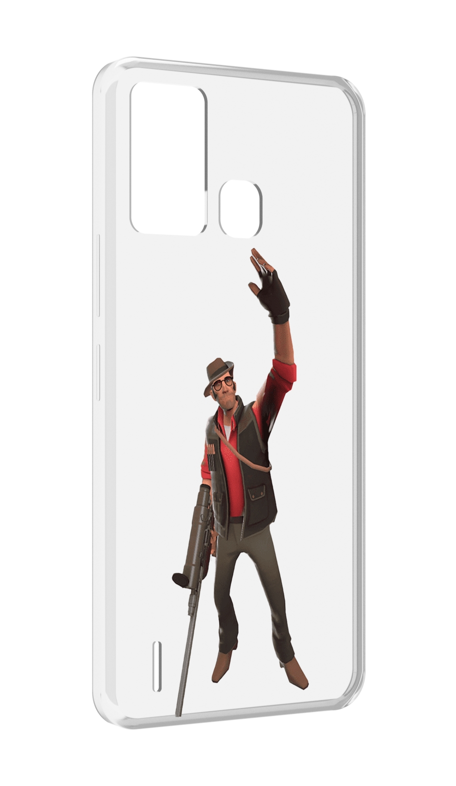 

Чехол MyPads team-fortress-2 для ITEL S16 / ITEL Vision 1 Pro, Прозрачный, Tocco