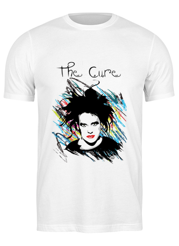 

Футболка мужская Printio The cure белая 2XL, Белый, The cure