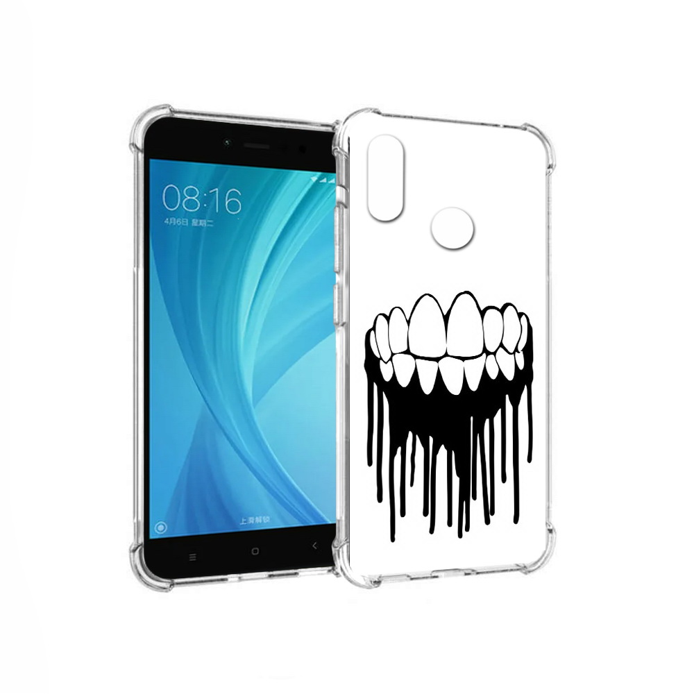 

Чехол MyPads Tocco для Xiaomi Redmi Note 5 зубы (PT113434.311.372), Прозрачный, Tocco
