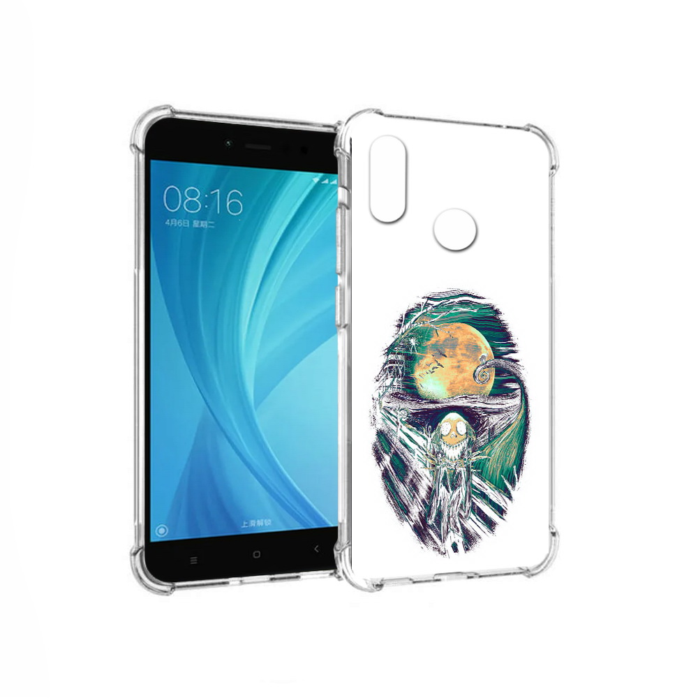 

Чехол MyPads Tocco для Xiaomi Redmi Note 5 зубастое существо абстракция (PT113434.311.370), Прозрачный, Tocco