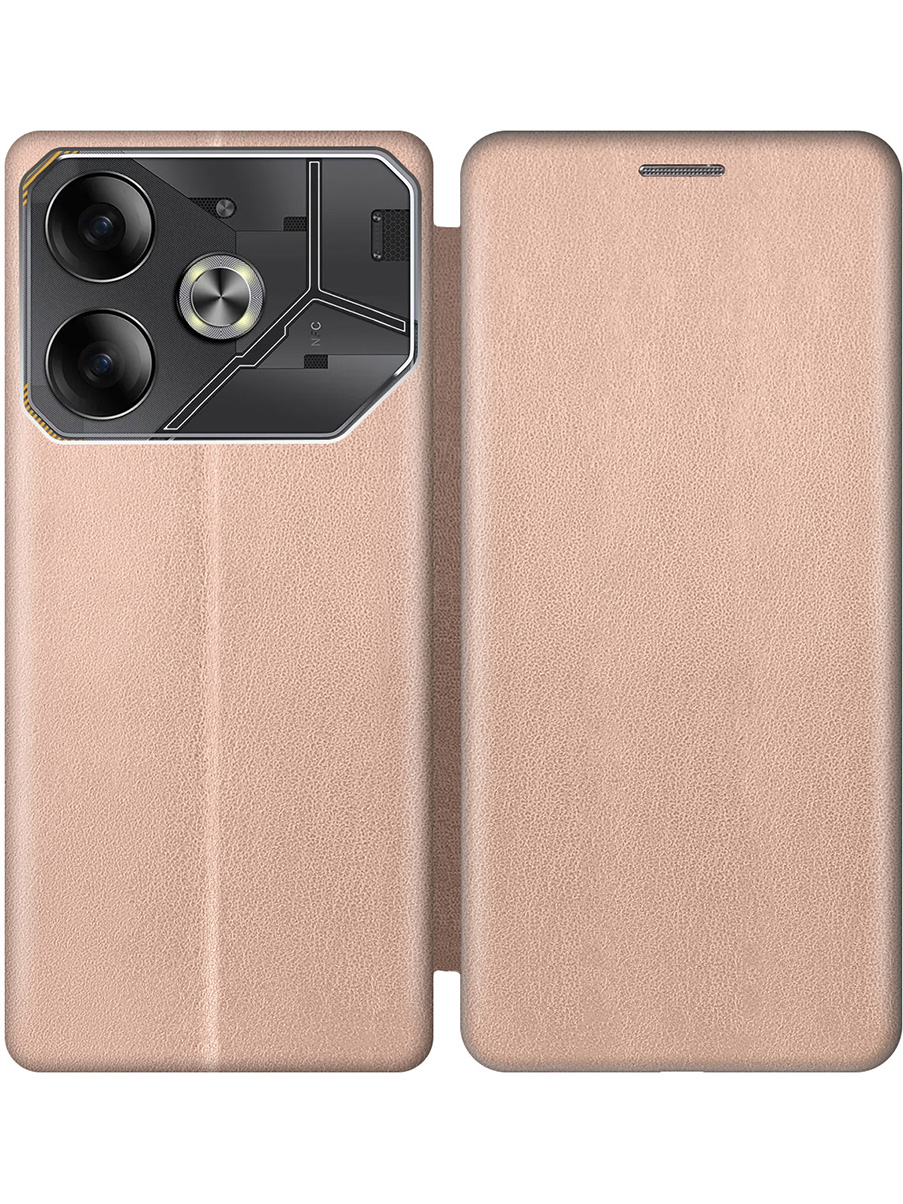 

Чехол-книжка на Tecno Pova 6 золотой, Золотистый, 782634221