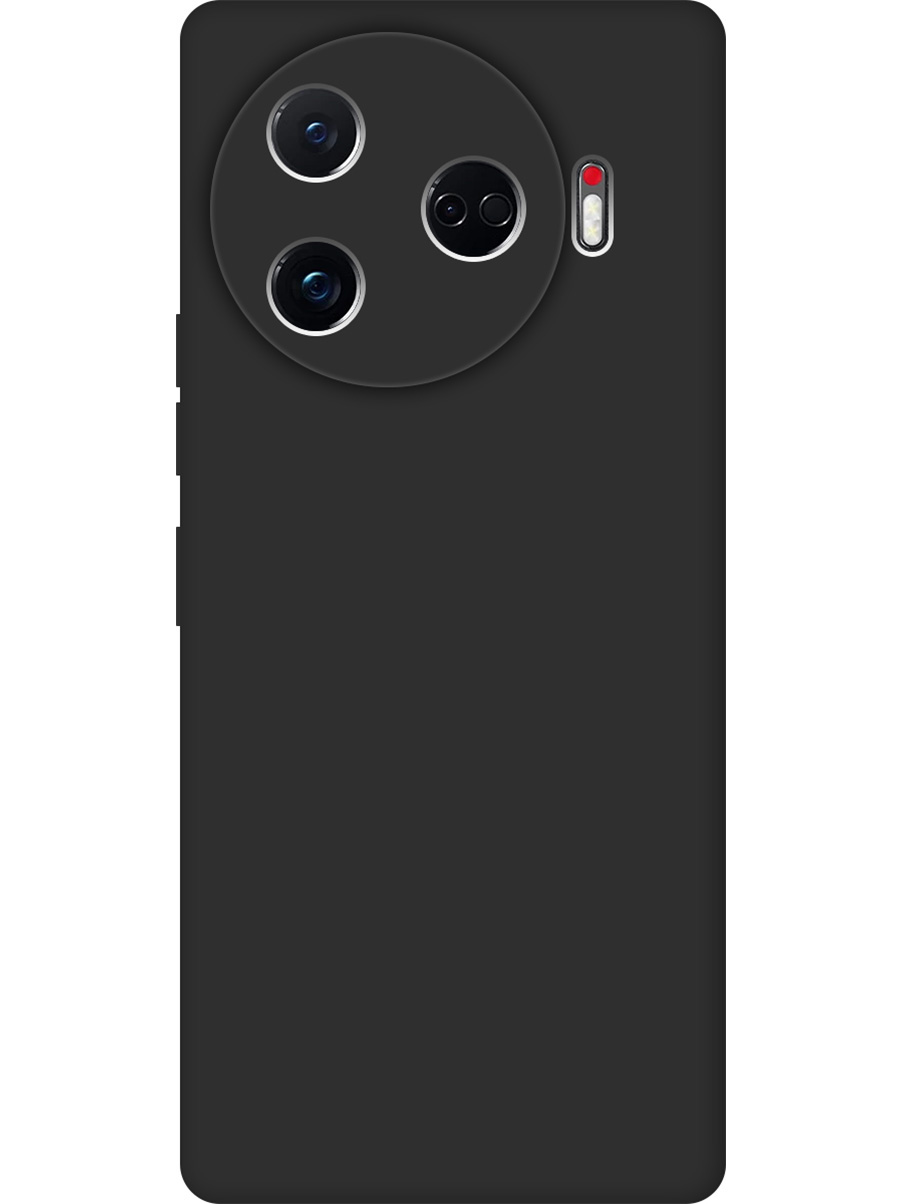 

Силиконовый чехол на Tecno Camon 30 Pro 5g матовый черный, 782633613