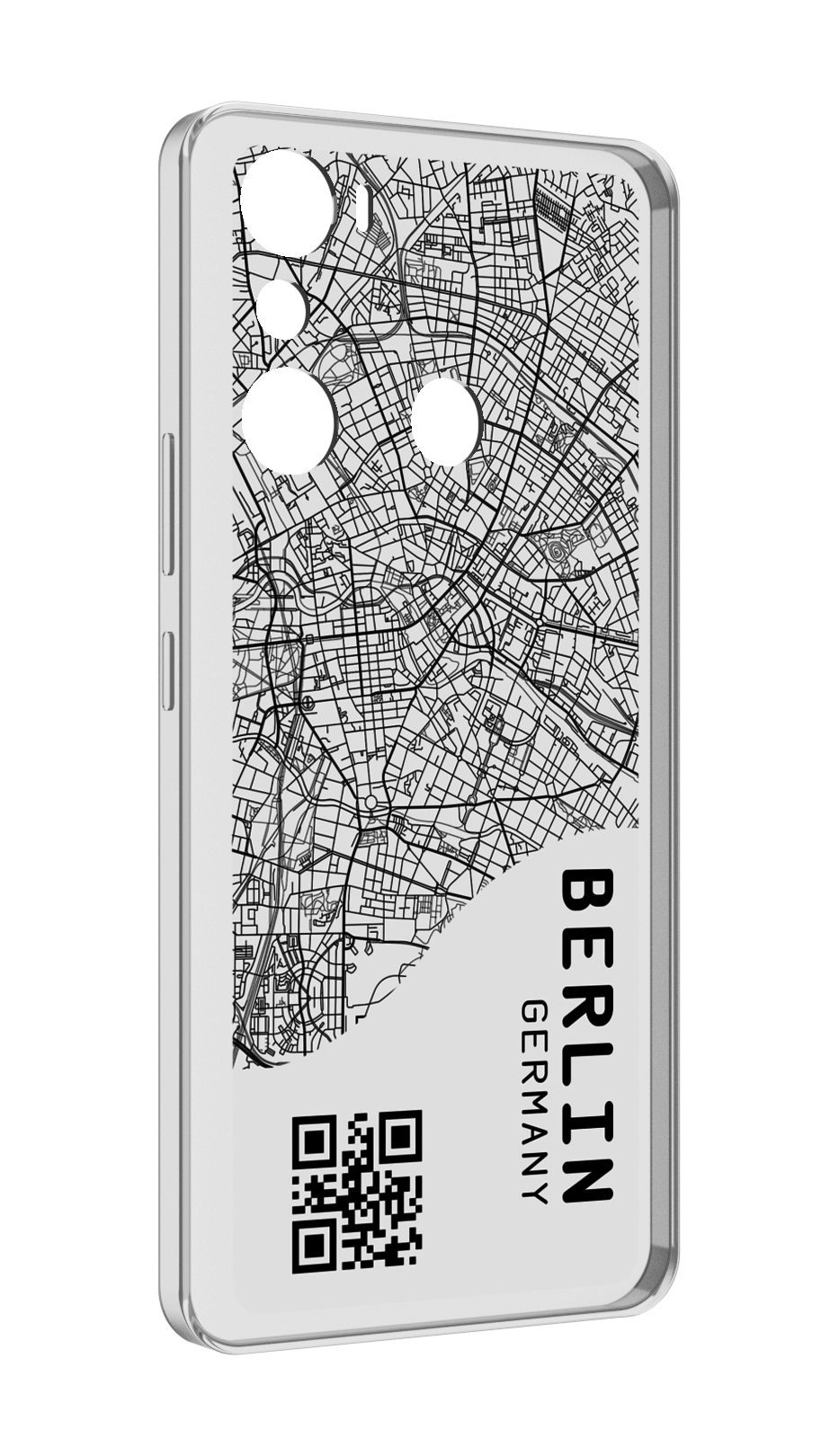 

Чехол MyPads схема-берлин для Infinix Hot 20i, Прозрачный, Tocco