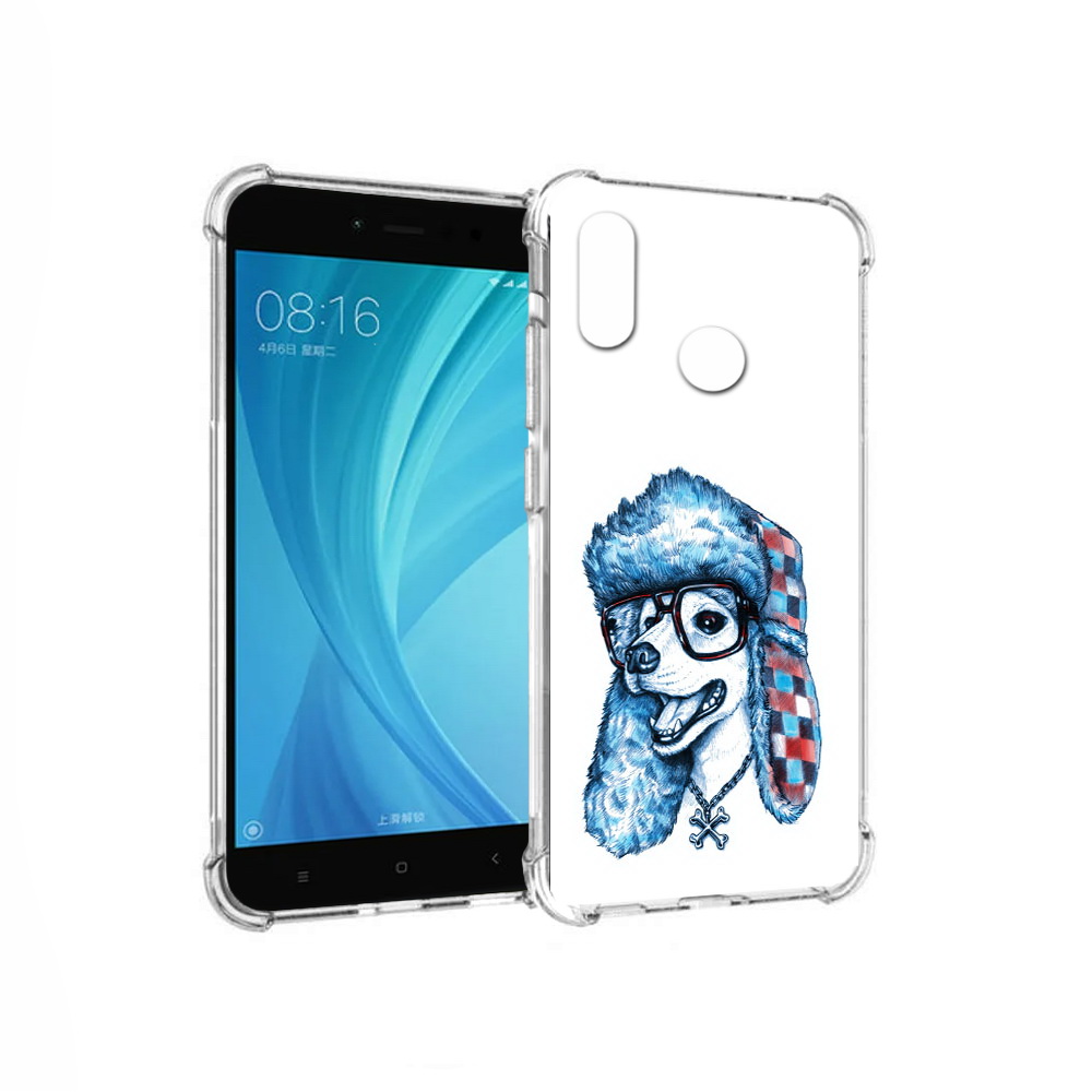 

Чехол MyPads Tocco для Xiaomi Redmi Note 5 зимний пес (PT113434.311.362), Прозрачный, Tocco