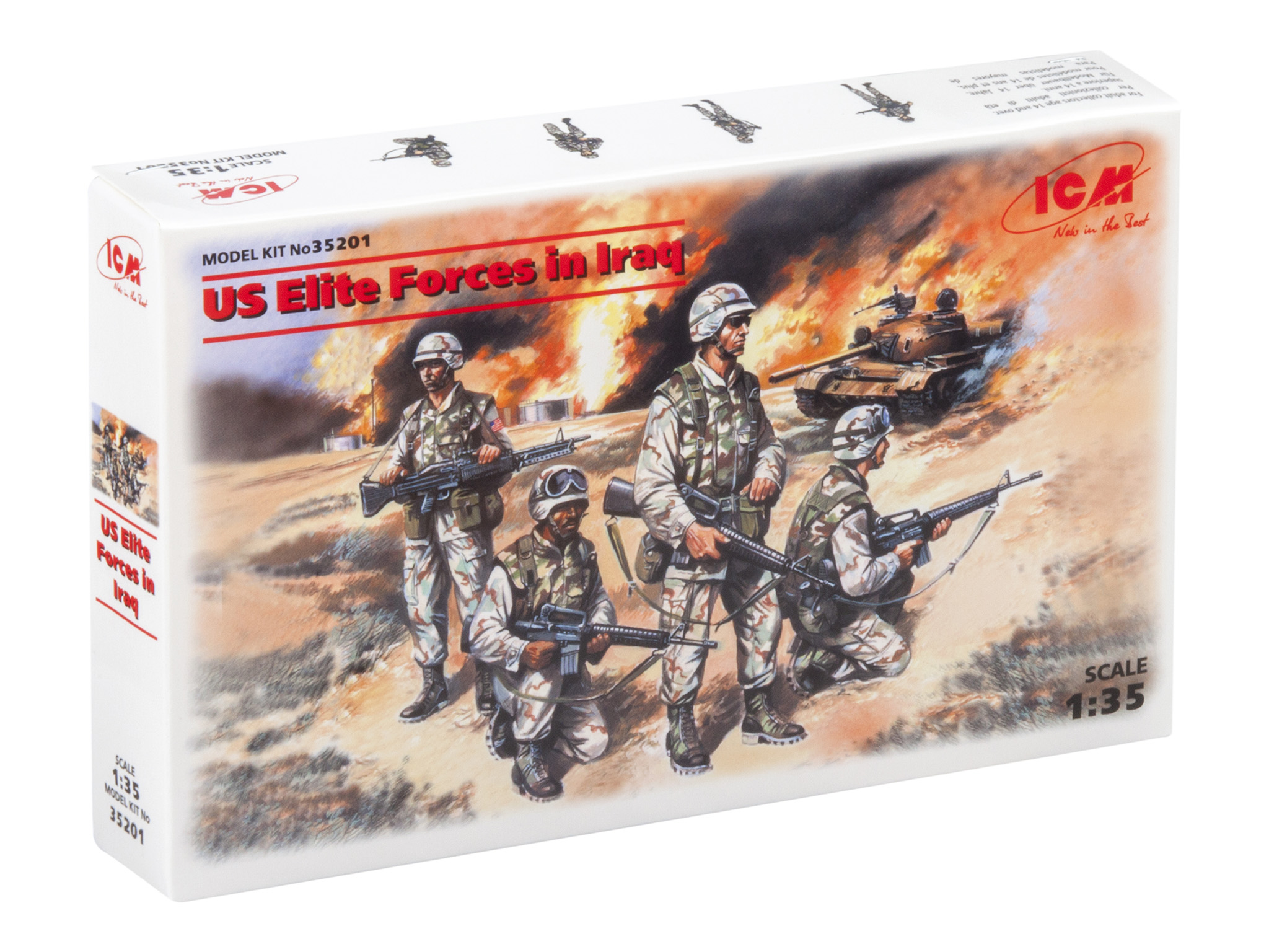 

Сборная модель ICM 1/35 Элитные подразделения США в Ираке 35201