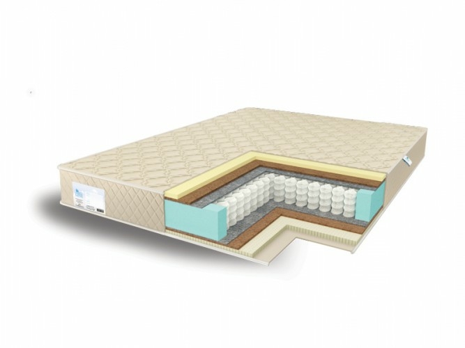 

Матрас Comfort Line Medium Memory2 - Medium Latex2 TFK 200х200, Бежевый;белый;серый;серебристый, Medium Memory2 - Medium Latex2 TFK