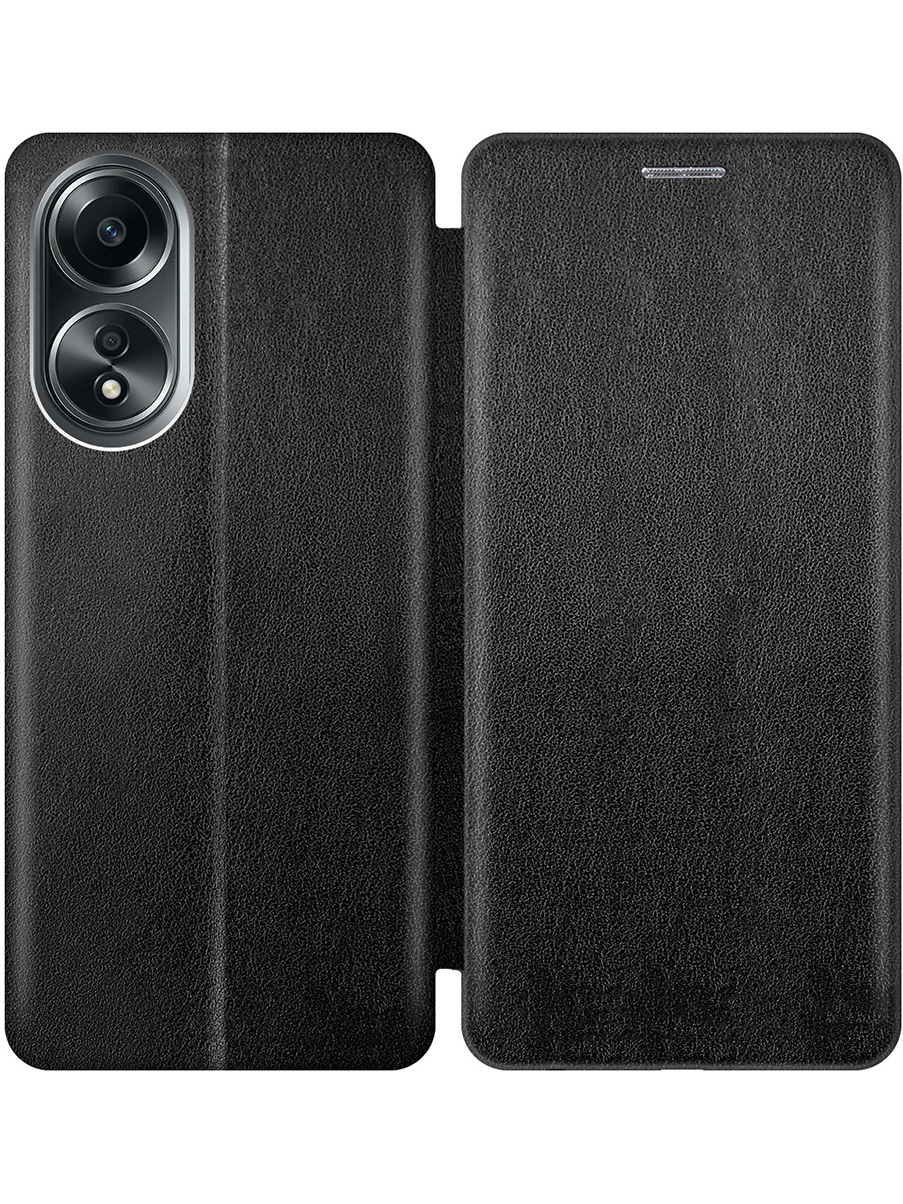 

Чехол-книжка на Oppo A58 4G черный, 782629413