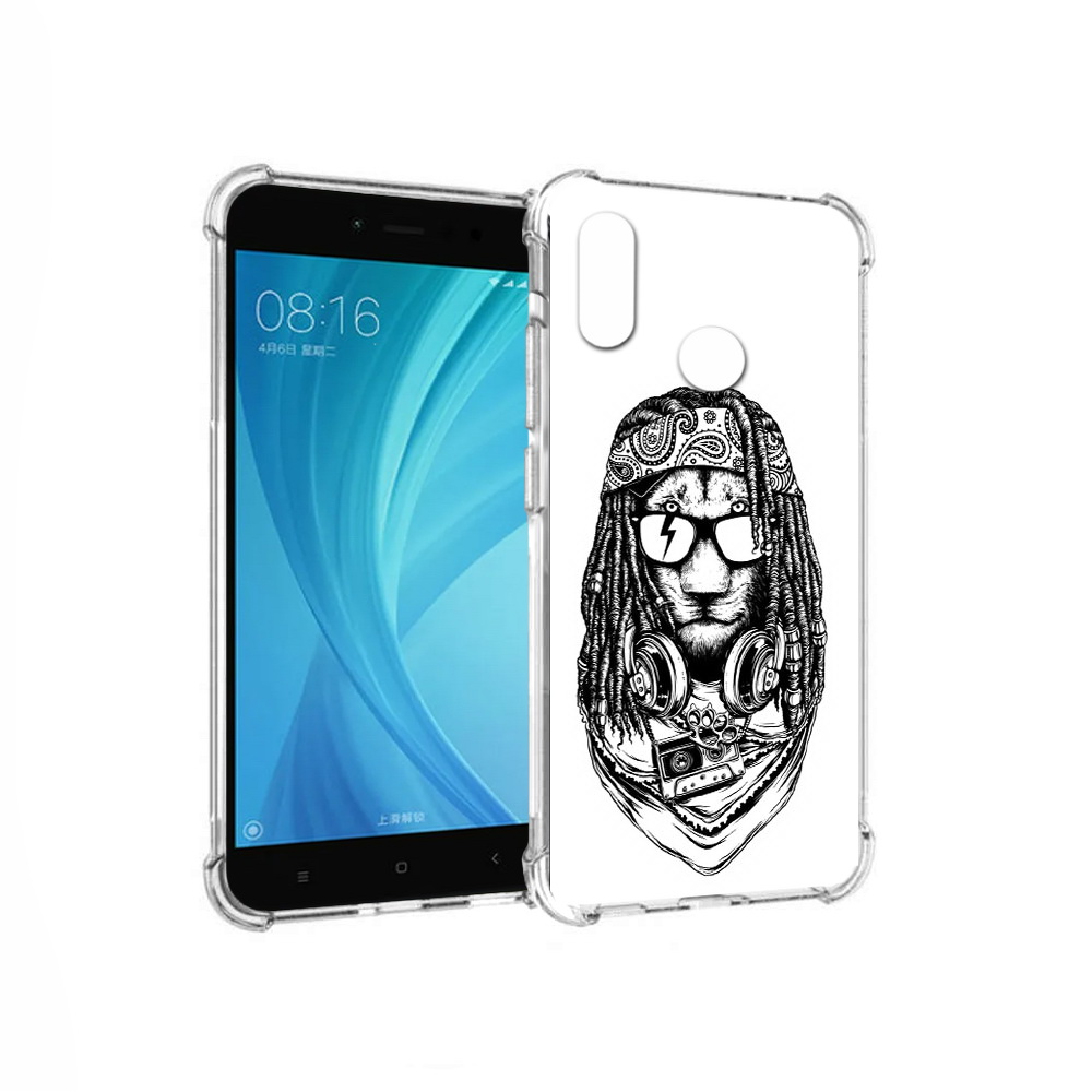 

Чехол MyPads Tocco для Xiaomi Redmi Note 5 дреды льва (PT113434.311.338), Прозрачный, Tocco
