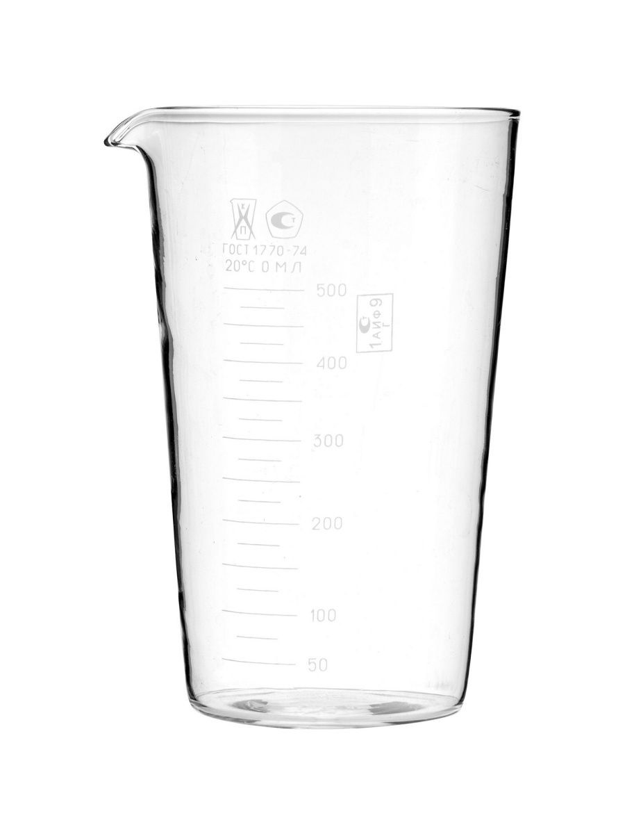 

Мензурка ТС ГОСТ-1770-74 HLP-2 0.5л 95х95х157мм, Прозрачный