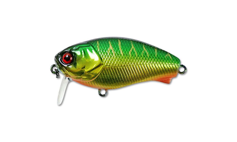 

Воблер Jackall CHERRY-1 FOOTTER 46 # HL Tiger, Зеленый;желтый;оранжевый;красный, CHERRY-1 FOOTTER