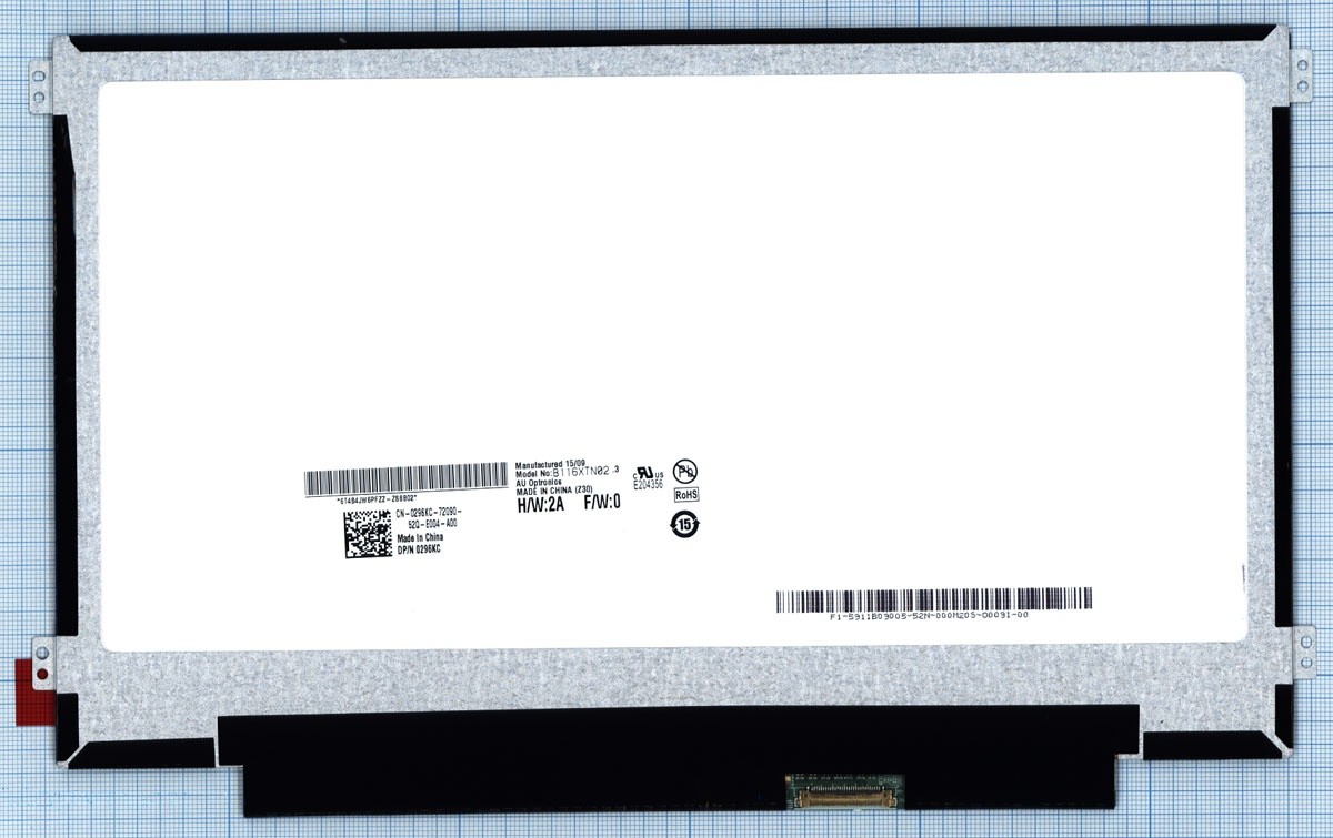 

Матрица ОЕМ для ноутбука B116XTN02.3, совместимая с p/n: B116XTN02.3