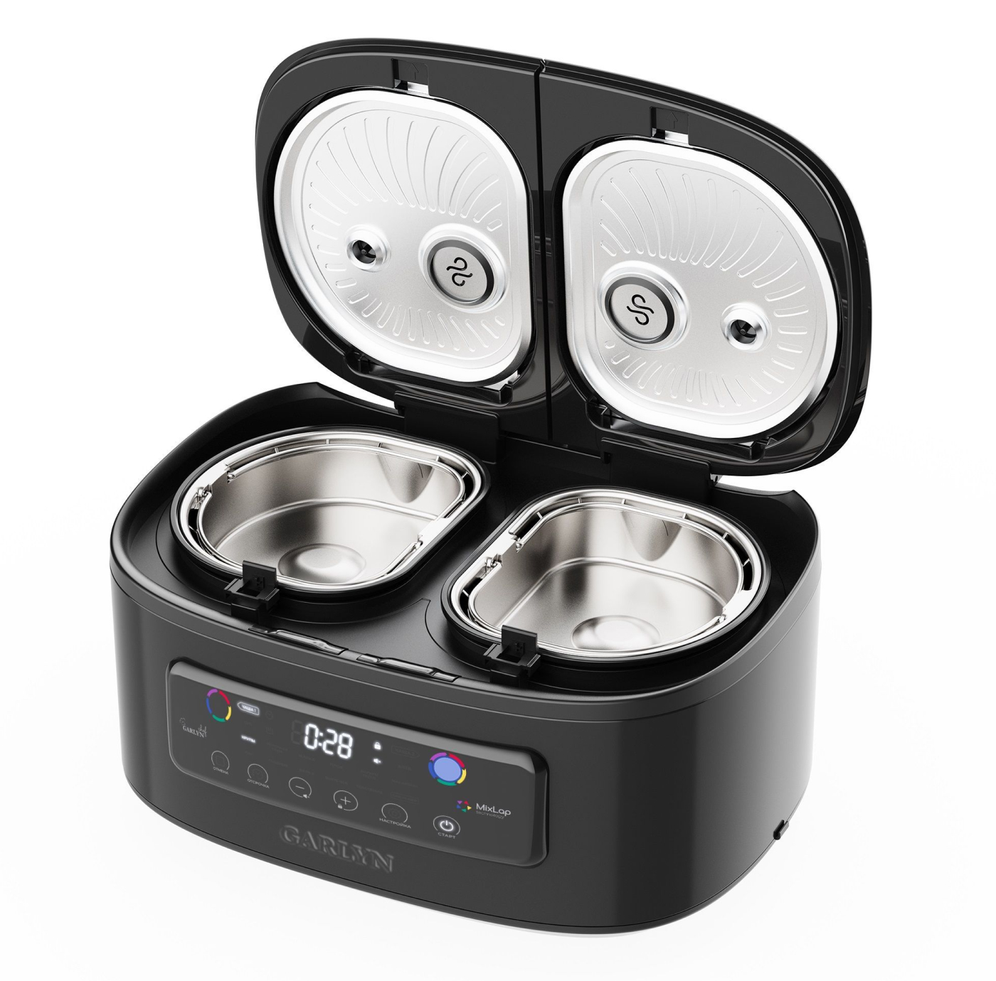 

Мультиварка GARLYN MR-Duo 10 черная, MR-Duo 10