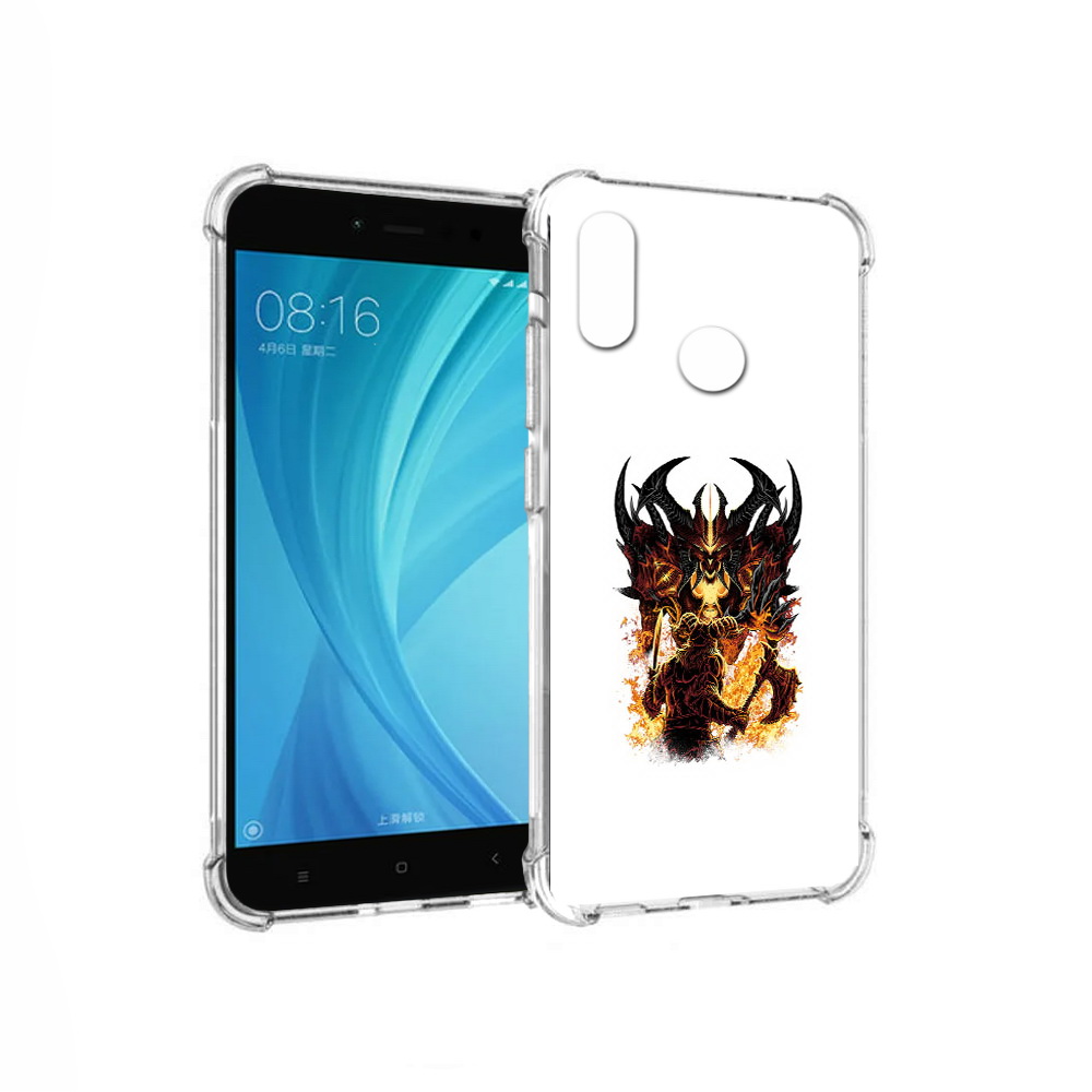 

Чехол MyPads Tocco для Xiaomi Redmi Note 5 демон shadow fiend (PT113434.311.318), Прозрачный, Tocco
