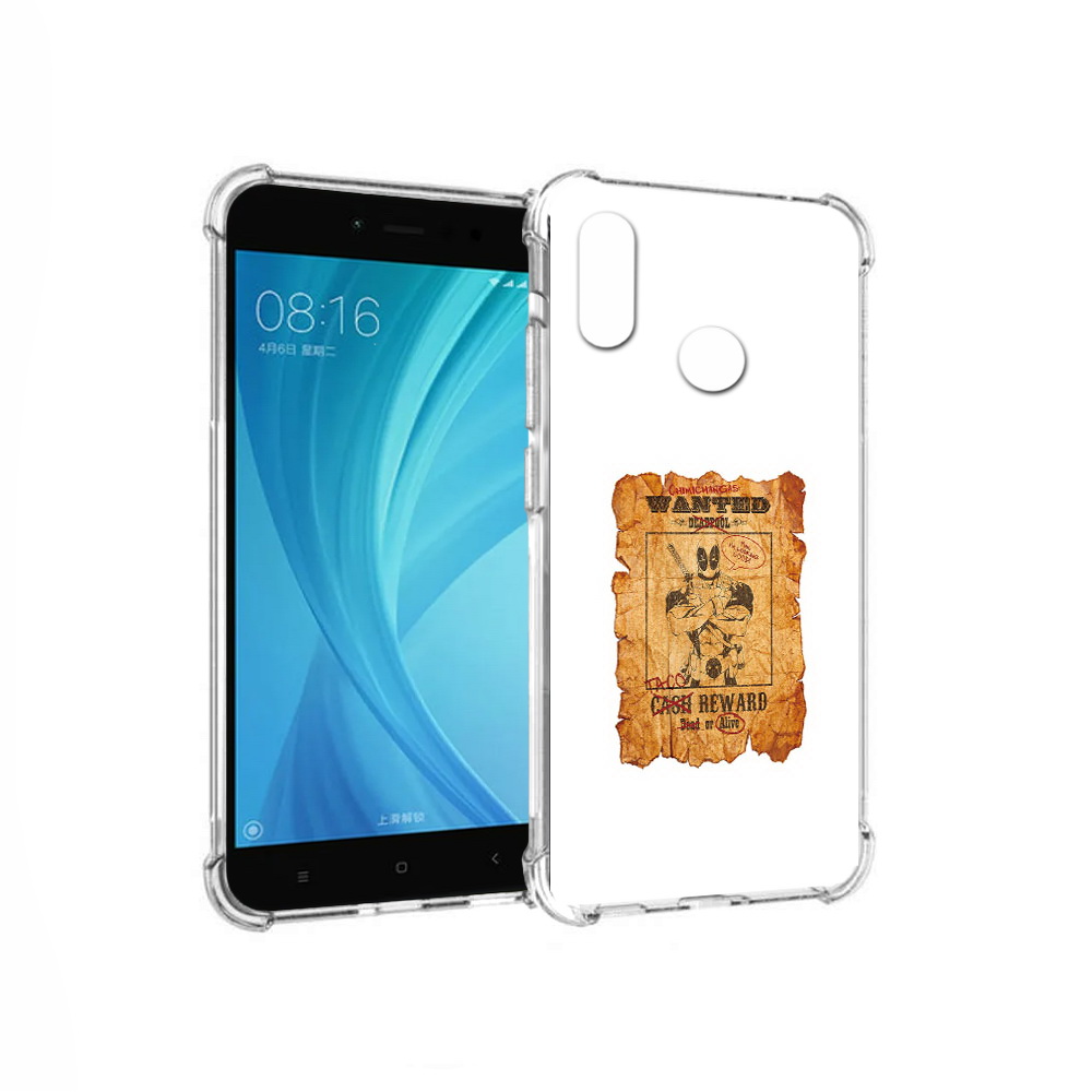 

Чехол MyPads Tocco для Xiaomi Redmi Note 5 дедпул (PT113434.311.317), Прозрачный, Tocco