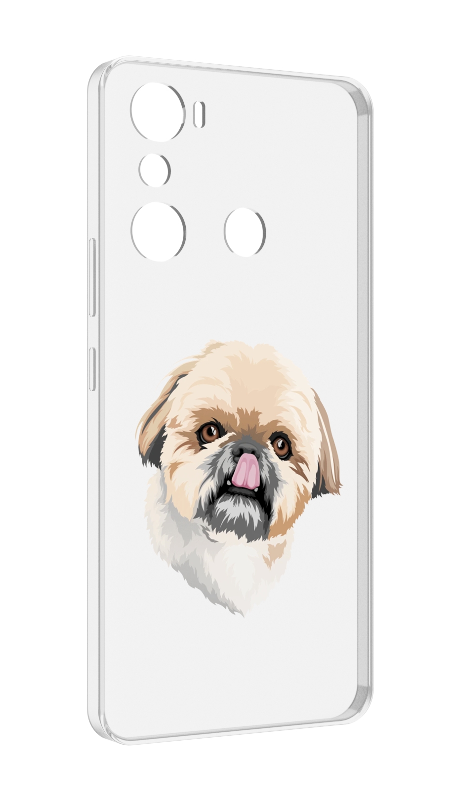 

Чехол MyPads собачка-с-язычком для Infinix Hot 20i, Прозрачный, Tocco