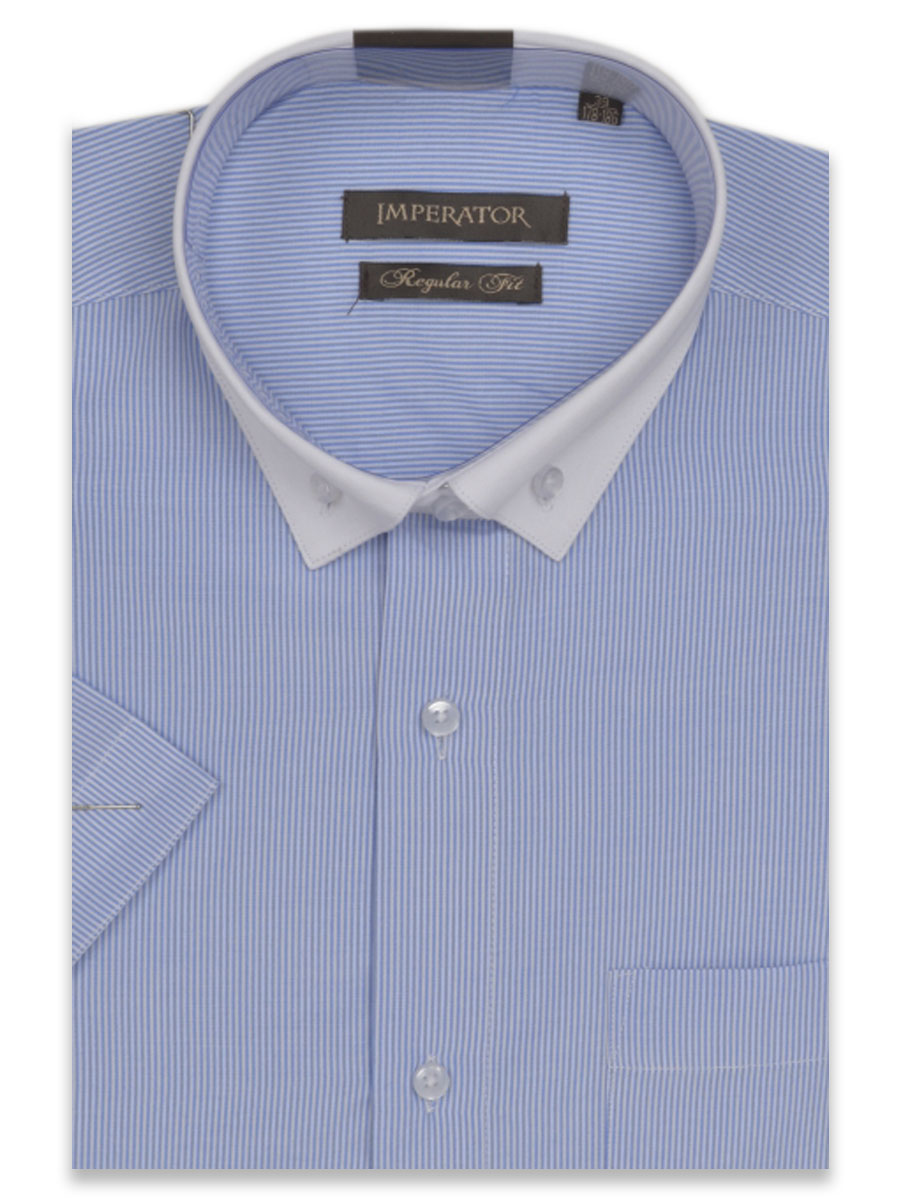

Рубашка мужская Imperator Graf 9-K sl. голубая 41/170-178, Голубой, Graf 9-K sl.